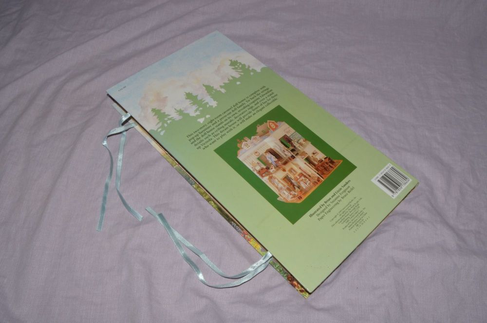 Three Dimensional Pop Up Edwardian Doll House Book.