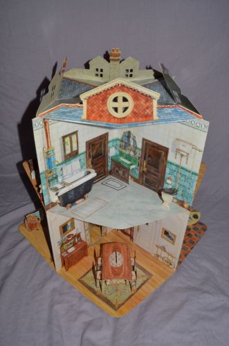 Three Dimensional Pop Up Edwardian Doll House Book. (3)