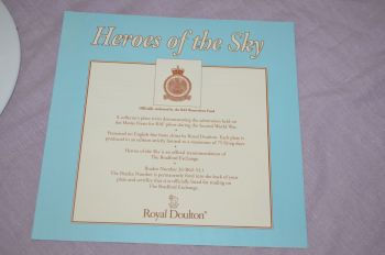 Royal Doulton Spitfire Coming Home Limited Edition Plate. (7)