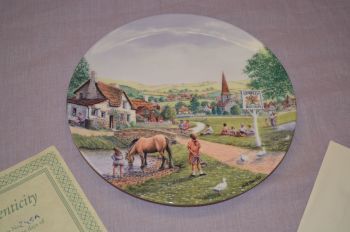 Royal Doulton The Village Green, Crinkley Bottom Collectors plate. (2)