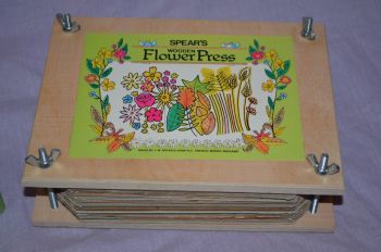 Spears Wooden Flower Press. (2)