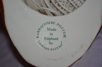 Babbacombe Pottery Fox Head String &amp; Scissor Holder. (8)