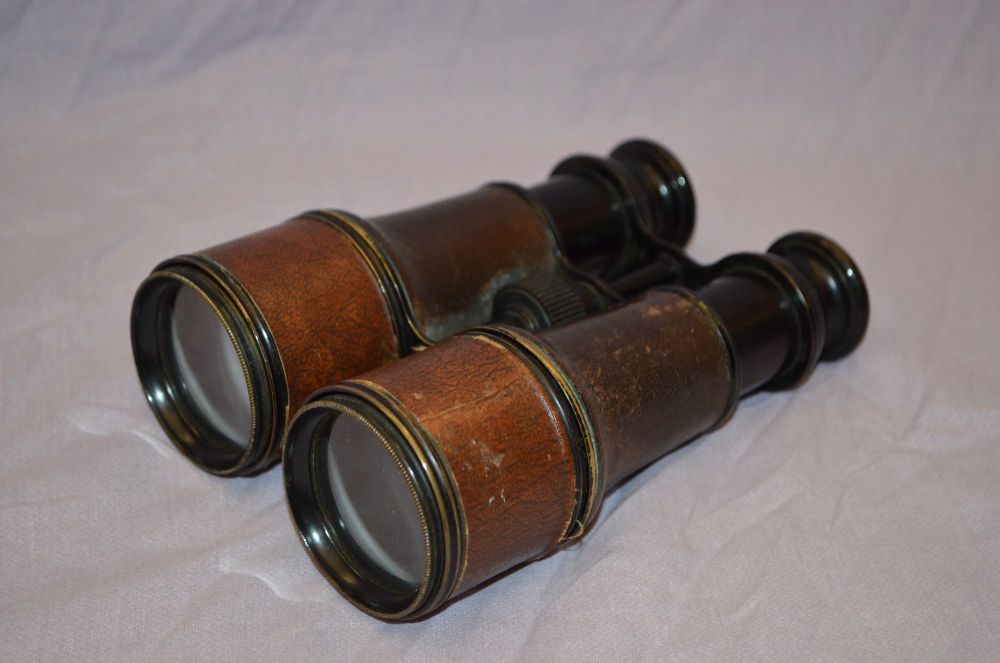 Antique J H Steward Binoculars ‘The Official Bisley’.