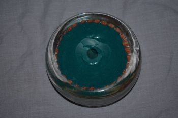 Millefiori 6 Spoke Glass Paperweight Pin Dish (5)