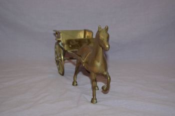 Brass Horse and Cart Ornament (4)