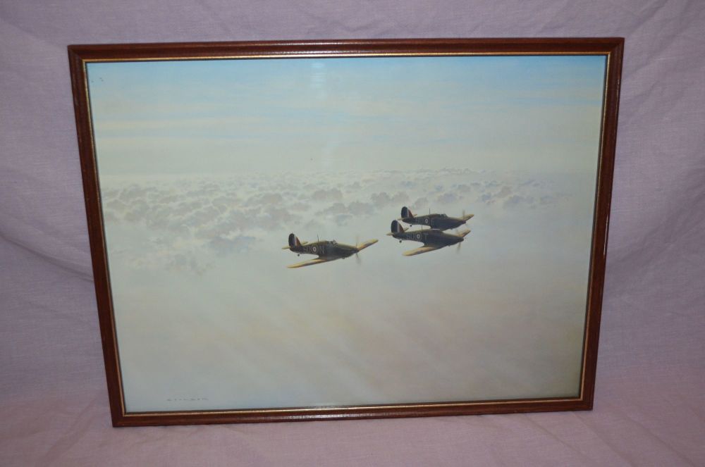 Three Spitfires Framed Print by Coulson