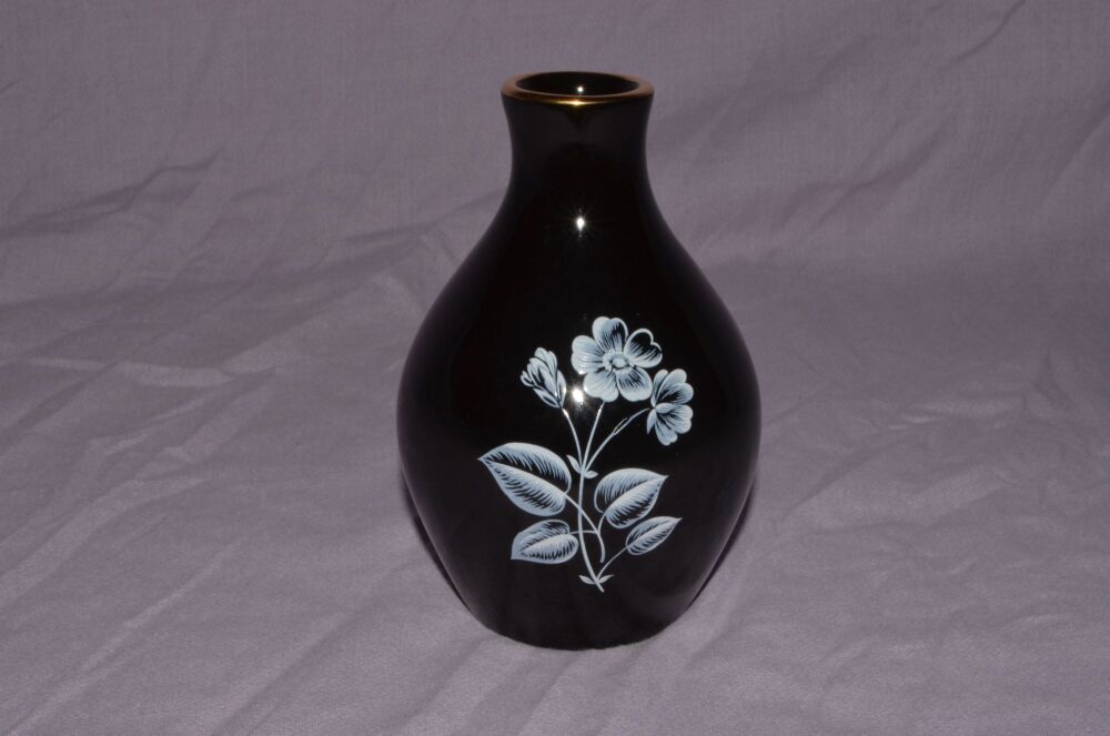 Wade Black and White Bud Vase #1