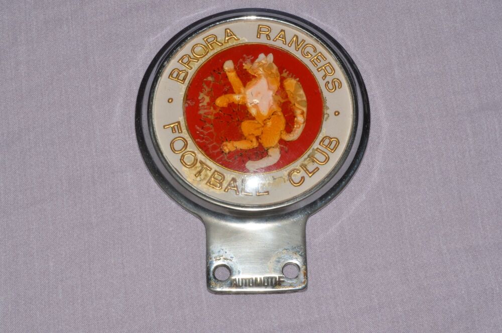 Brora Rangers Football Club Car Badge.