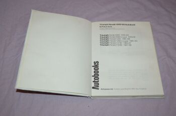 Autobooks Workshop Manual Triumph Herald 948, 1200, 1250, 1360, 1959-68. (2