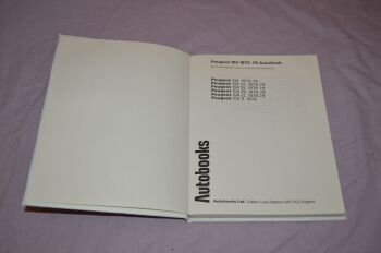 Autobooks Workshop Manual Peugeot 104 1973-1979. (2)