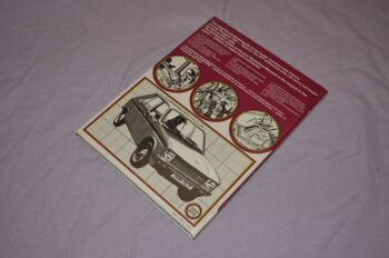 Autobooks Workshop Manual Peugeot 104 1973-1979. (7)