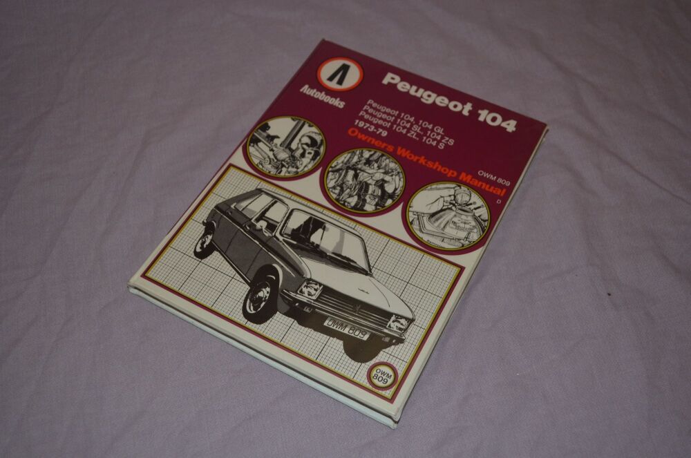 Autobooks Workshop Manual Peugeot 104 1973-1979.