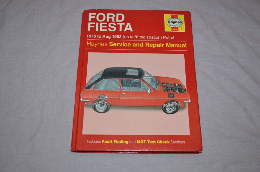 Haynes Workshop Manual Ford Fiesta Mk1 1976 to 1983.