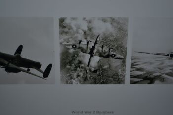 World War 2 Bombers Framed Print Avro Handley Vickers (3)