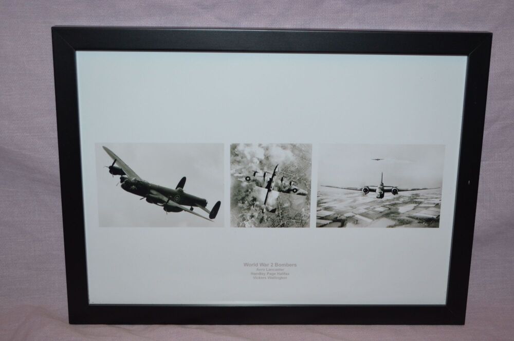 World War 2 Bombers Framed Print Avro Handley Vickers