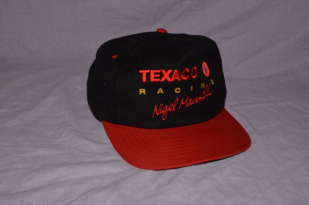 Texaco Racing Nigel Mansell Baseball Cap.
