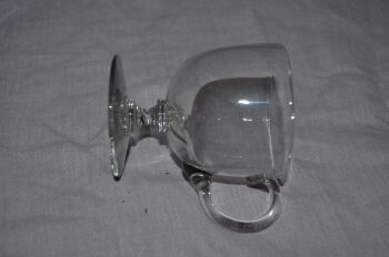 Late GeorgianEarly Victorian Glass Custard Cup (2)