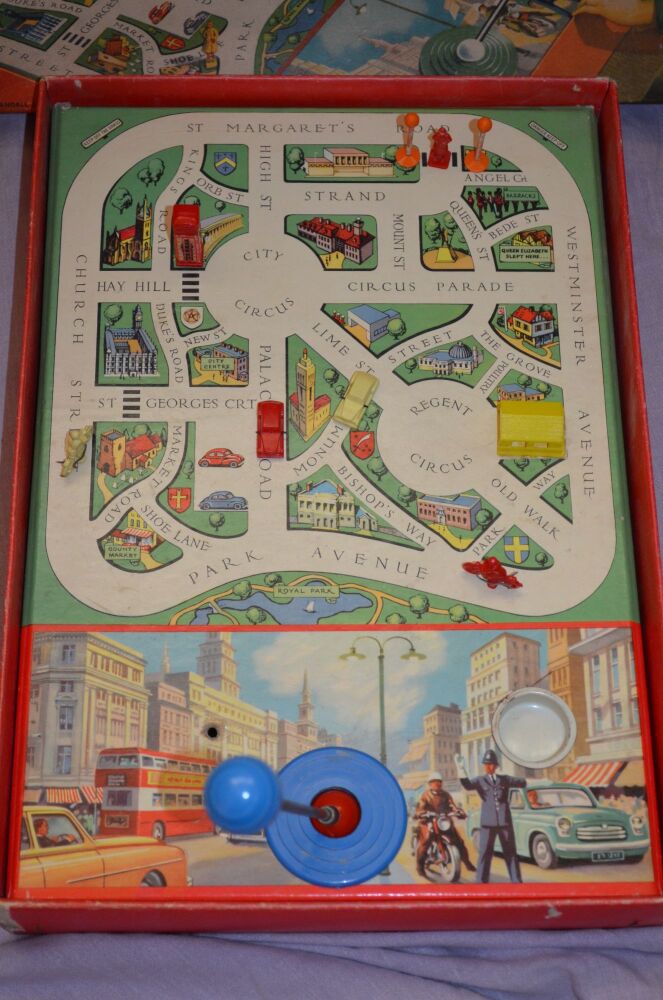 Remote Control Driving Test, A Test of Skill Vintage Game 1950s.