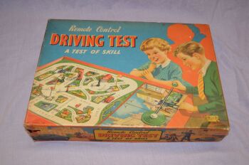 Remote Control Driving Test, A Test of Skill Vintage Game 1950s.