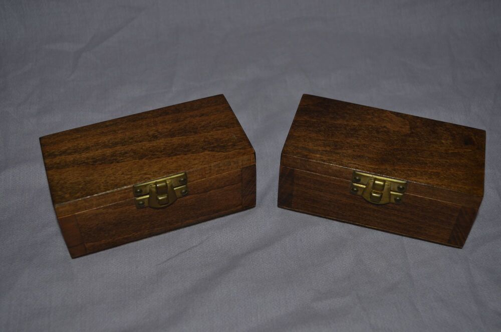 Two Wooden Ring Boxes.