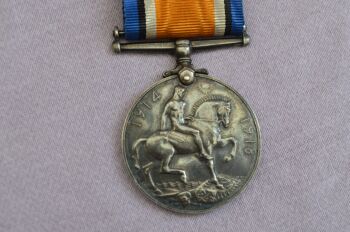 WW1 British War Medal 144352 GNR F W Coleman RA (3)