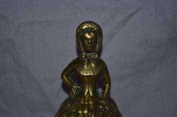 Brass Bell Lady in Crinoline Dress (2)