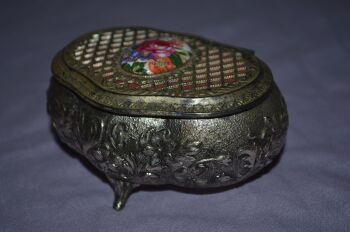 Rococo Style Vintage Metal Trinket Box (4)