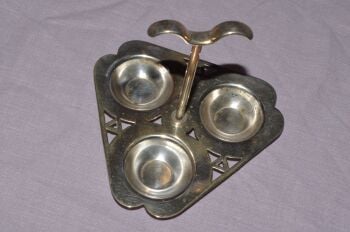 Silver Plated EPNS Condiment Set 2