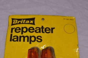 Britax Universal Side Repeater Lamps. New Old Stock (2)