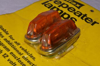 Britax Universal Side Repeater Lamps. New Old Stock (3)