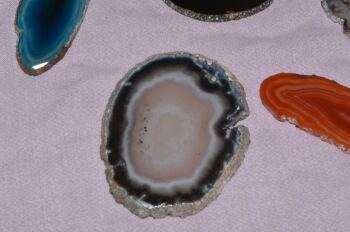 Job Lot of Small Agate Slices (2)