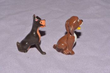 Disneykins Marx Lady and the Tramp Figures, Toughy and Tramp (4)