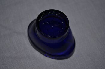 Bristol Blue Glass Optrex Eye Bath (3)