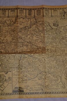 Old Map Of Kent 1640 Old Parchment Replica (3)