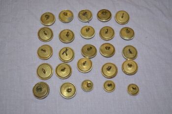 Royal Engineers Military Buttons Job Lot #1 (4)