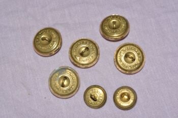 Scots Guard Military Buttons Job Lot (4)