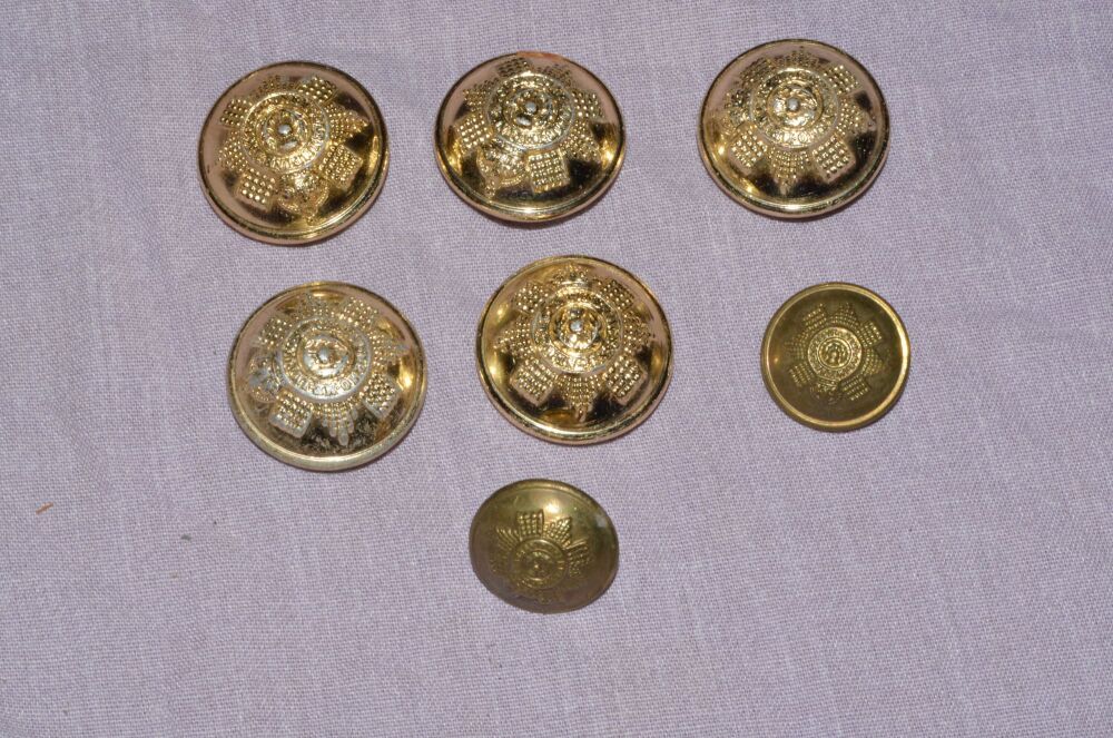 Scots Guard Military Buttons Job Lot.