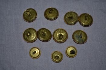 Royal Electrical &amp; Mechanical Engineers REME Military Buttons job Lot (4)