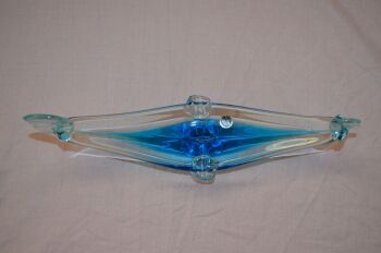 Murano Blue Glass Gondola Ashtray (4)