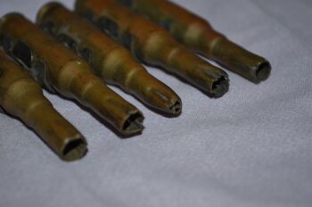 Five Spent L13A1 Cartridges with Clips (4)