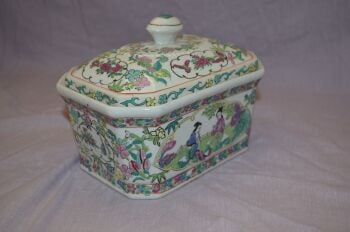 Chinese Famille Verte Lidded Pot Tureen (2)