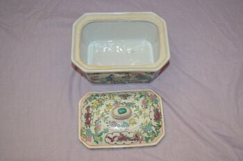 Chinese Famille Verte Lidded Pot Tureen (3)