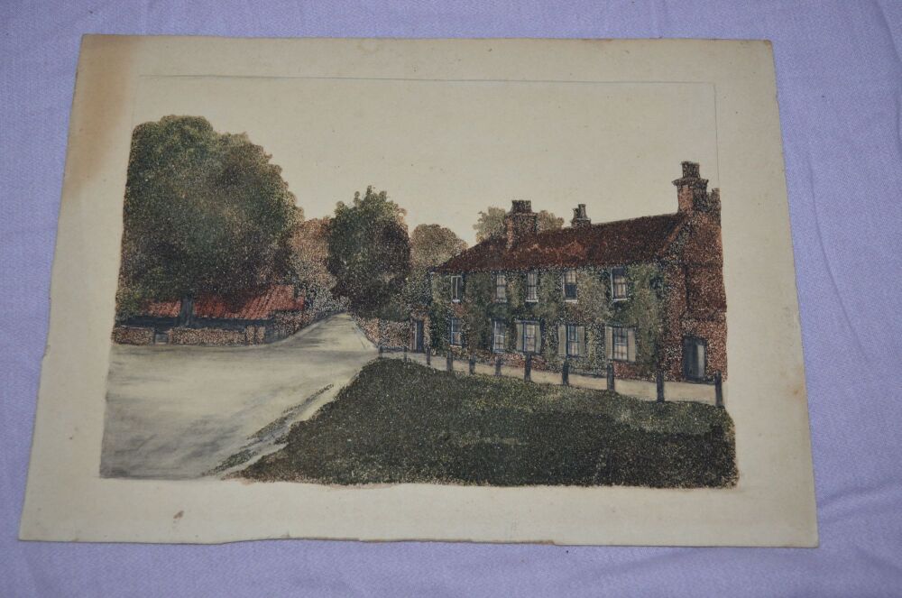 Antique Sand Picture.