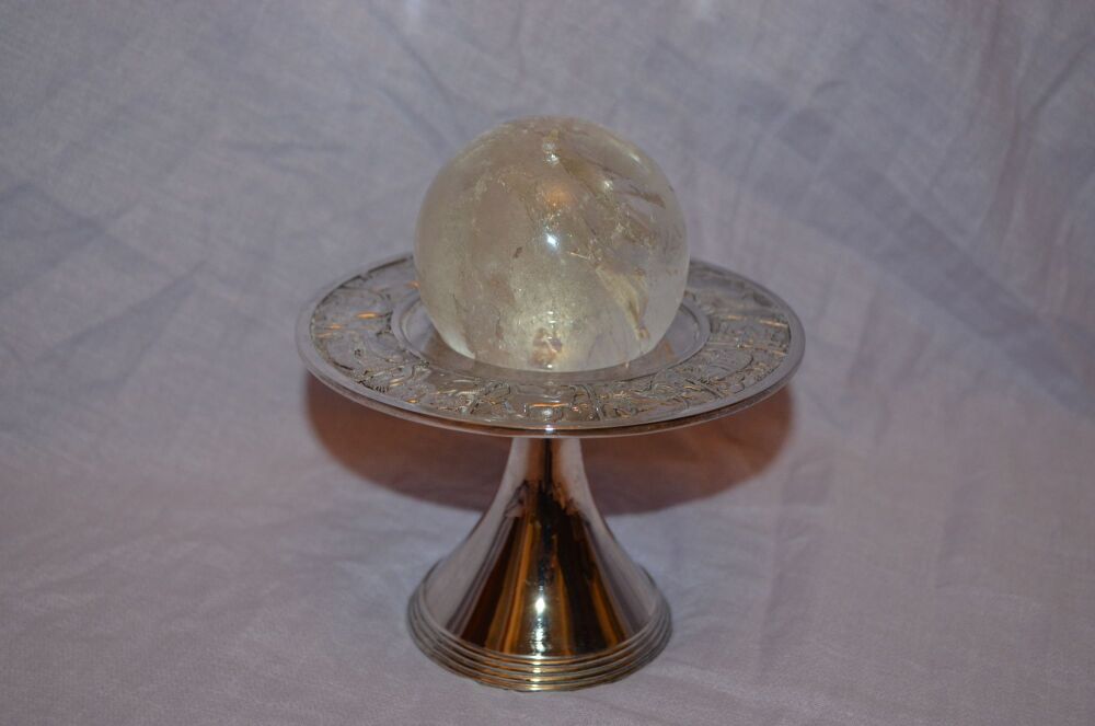 Rock Crystal Ball and Stand
