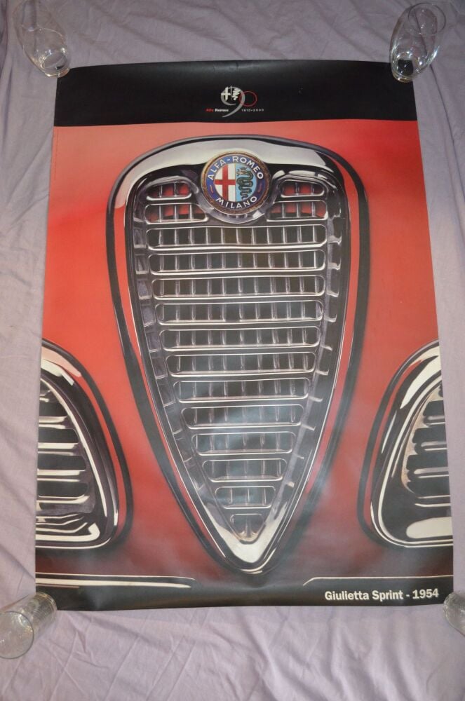 Alfa Romeo Poster.