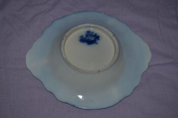 Samuel Keeling &amp; Co Blue and White Pearl China Plate (6)