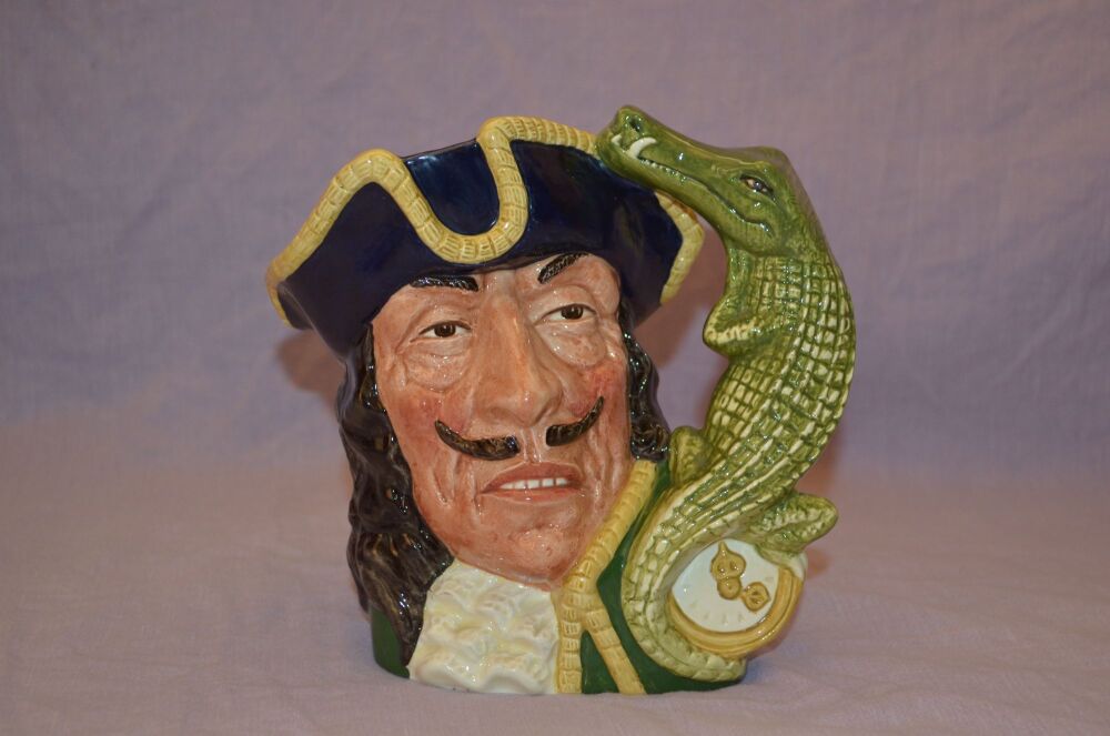 Royal Doulton Large Character Jug Captain Hook, D6597