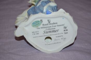 Royal Doulton Millennium Four Seasons Collection &lsquo;Summer&rsquo; Figure, HM4271 (5