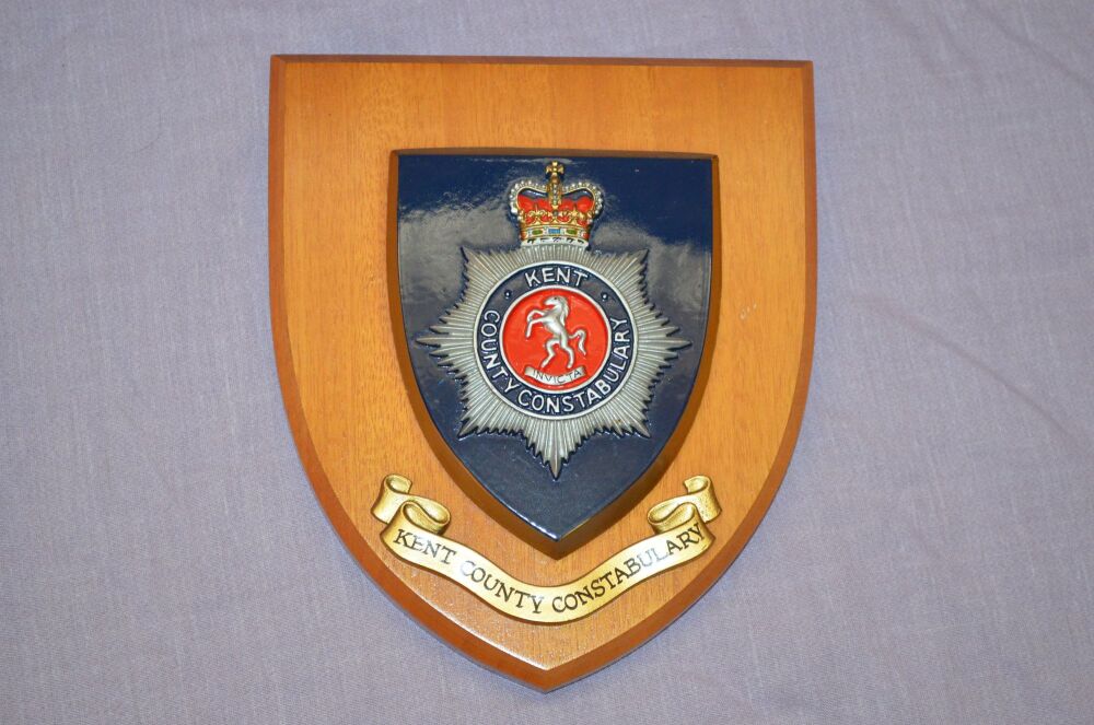 Kent County Constabulary Wall Plaque