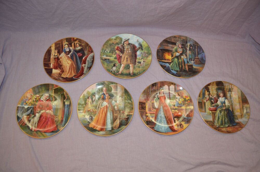 Royal Doulton Collectors Edition King Henry VIII And His Six Wives Set of 7 Plates